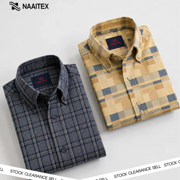 Grey & Beige Shirt Combo